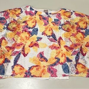 Chico’s Floral Women's Top Size 6